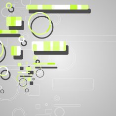 Colorful abstract circles background N14
