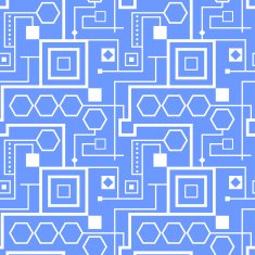 Abstract geometric seamless pattern N75