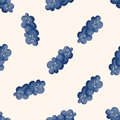 weather rainy day cartoon seamless pattern background N2