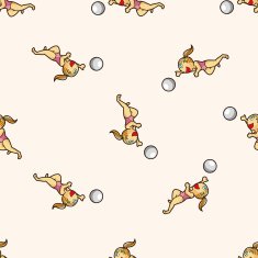 Water Sports cartoon seamless pattern background N9