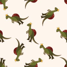 dinosaur cartoon seamless pattern background N3