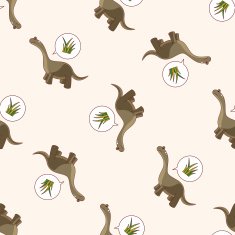 dinosaur cartoon seamless pattern background N4