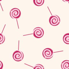 candy cartoon seamless pattern background N6