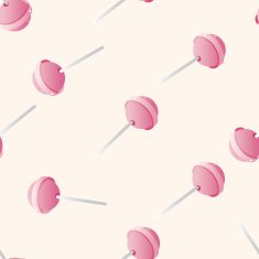 candy cartoon seamless pattern background N11