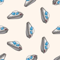 Transportation boat cartoon seamless pattern background N19