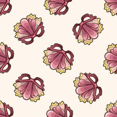 party mask cartoon seamless pattern background N5
