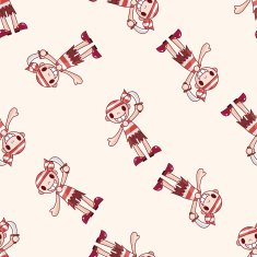pirate cartoon seamless pattern background N24