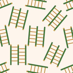 Amusement park facilities cartoon seamless pattern background N38
