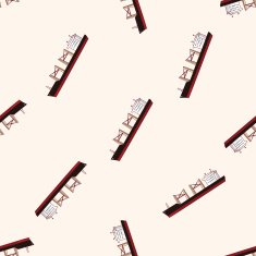 Transportation boat cartoon seamless pattern background N30