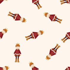Royal theme prince cartoon seamless pattern background N4