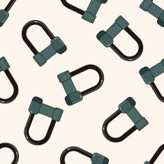 Bicycles equipment cartoon seamless pattern background N8