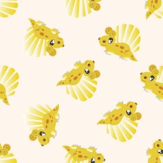 dinosaur cartoon seamless pattern background N6