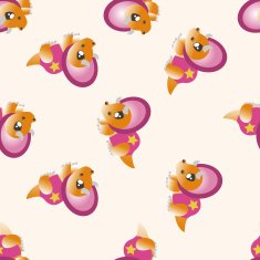 dinosaur cartoon seamless pattern background N9