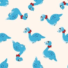 dinosaur cartoon seamless pattern background N13
