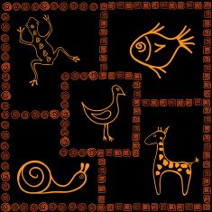 African motifs