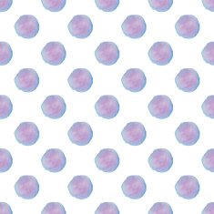 Watercolour polka dot seamless pattern N14