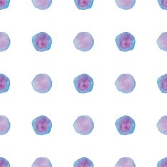 Watercolour polka dot seamless pattern N16