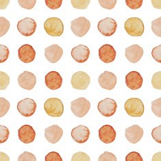 Watercolour polka dot seamless pattern N17