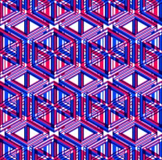 Illusive continuous colorful pattern decorative abstract backgr
