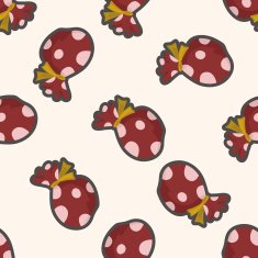 Christmas gifts cartoon seamless pattern background