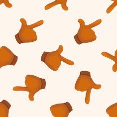 hand cartoon seamless pattern background N3
