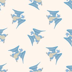 dragon cartoon seamless pattern background N25