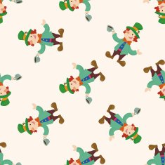 alice in wonderland cartoon seamless pattern background