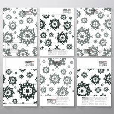 Abstract floral modern stylish geometric background Simple abstract monochrome texture