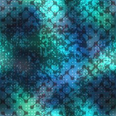 Abstract diagonal geometric pattern with droplet elements