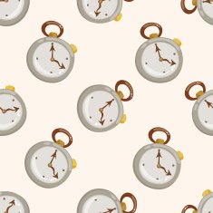 alice in wonderland cartoon seamless pattern background N8