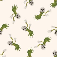 devil cartoon seamless pattern background N10