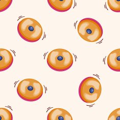 Sports Equipment cartoon seamless pattern background N12