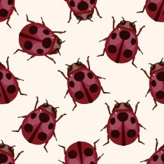 bug cartoon seamless pattern background N8