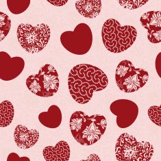 Valentine seamless with hearts N7