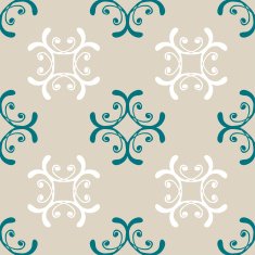 Set of Seamless with abstract colorful floral patterns N6