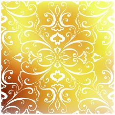 Set of Beautiful vintage pattern on unfocused colorful background