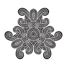 celtic knot pattern card mandala amulet N30