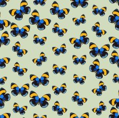 Seamless colorful background made of butterflies N4