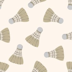 Sports Equipment cartoon seamless pattern background N22