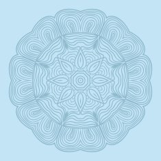 celtic knot pattern card mandala amulet N80