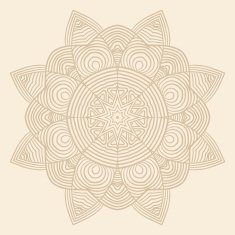 celtic knot pattern card mandala amulet N81