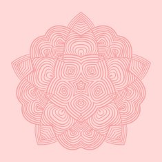 celtic knot pattern card mandala amulet N82