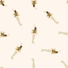 pharaoh cartoon seamless pattern background N21