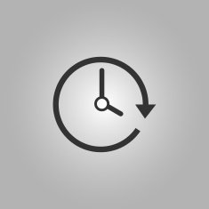 Passage of Time flat icon vector illustration eps10