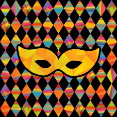 seamless pattern with colorfull rhombus