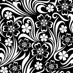 Seamless floral pattern vector illustration N11