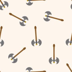 weapon cartoon seamless pattern background