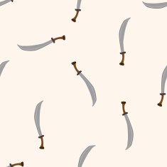 weapon cartoon seamless pattern background N6