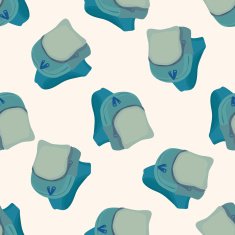 travel bag cartoon seamless pattern background N5