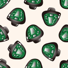 casino game table cartoon seamless pattern background N4